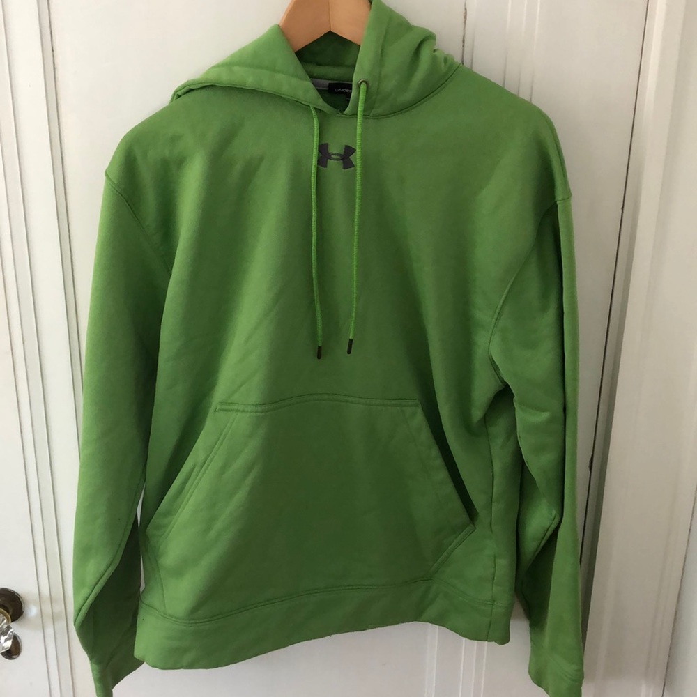 Green Under Armour Hoodie Sweatshirt Small